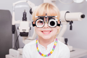 Child In Eye Exam